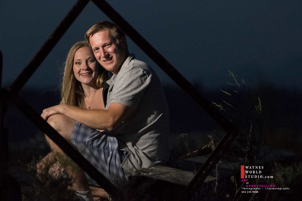Engagement Couple Capture in Framed Series