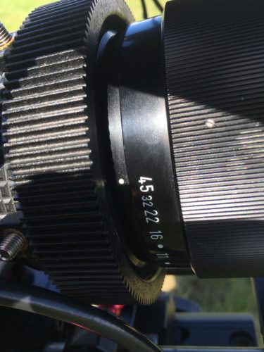 Pentax SMC 500mm lens for filming