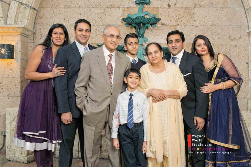 Vancouver South Asian Family Portrait photography